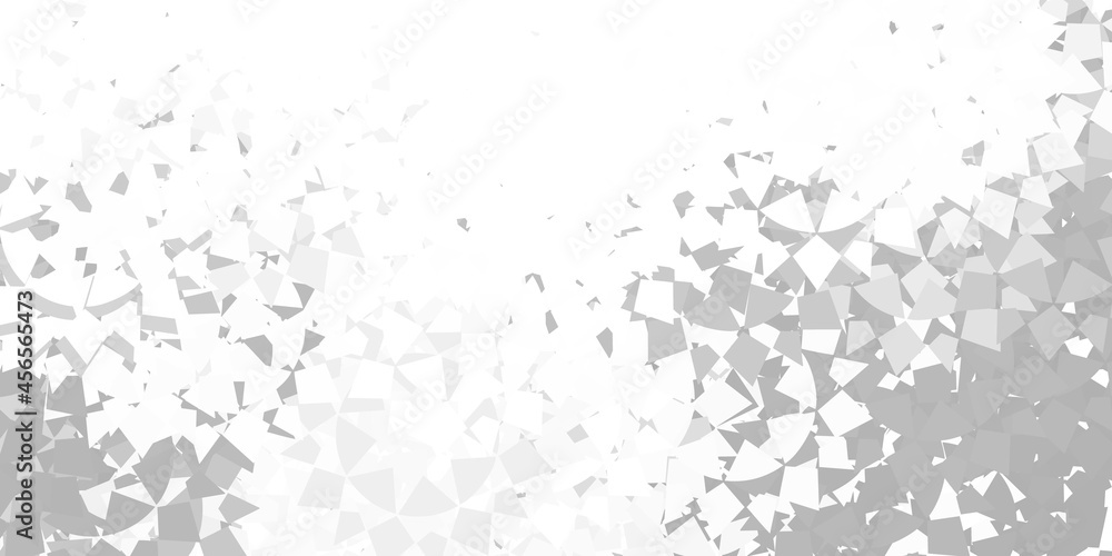 Light gray vector template with triangle shapes.