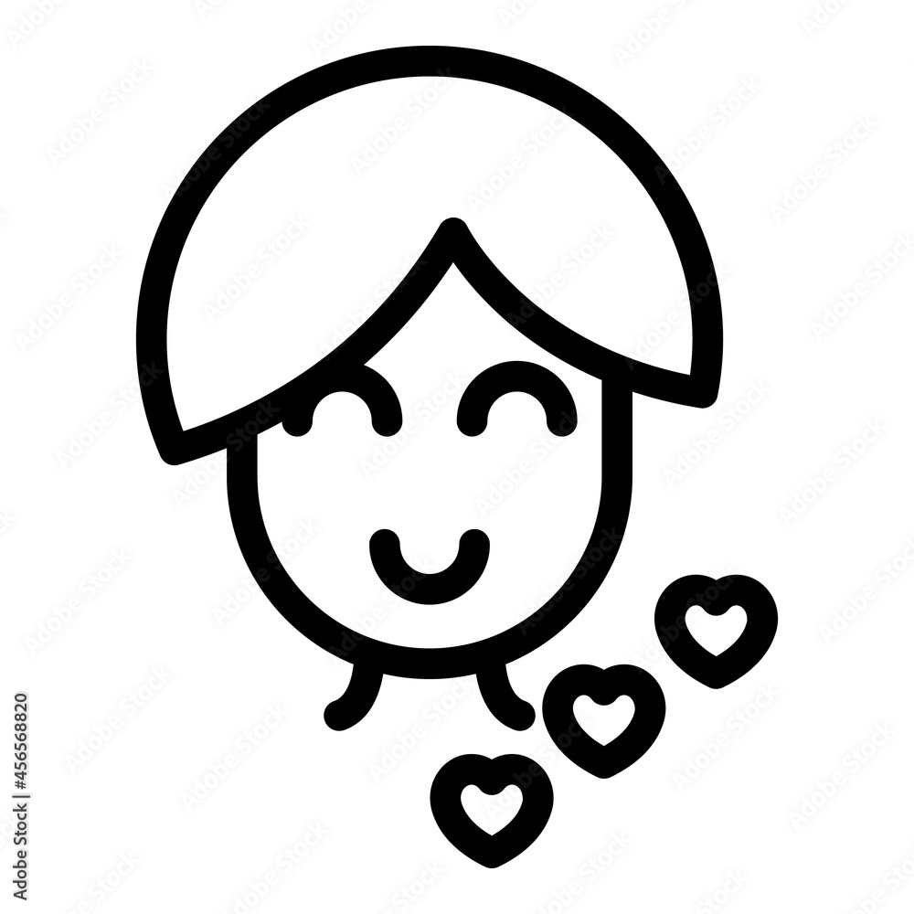 Mother love icon outline vector. Mom day. Happy parent Mother love icon outline vector. Mom day. Happy parent