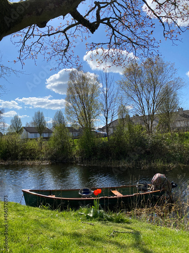 boat on the lake