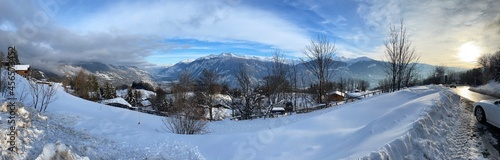 Wallpaper Mural winter in the mountains Torontodigital.ca