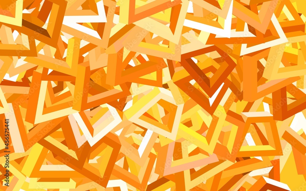 Light Brown vector template with chaotic shapes. Light Brown vector template with chaotic shapes.
