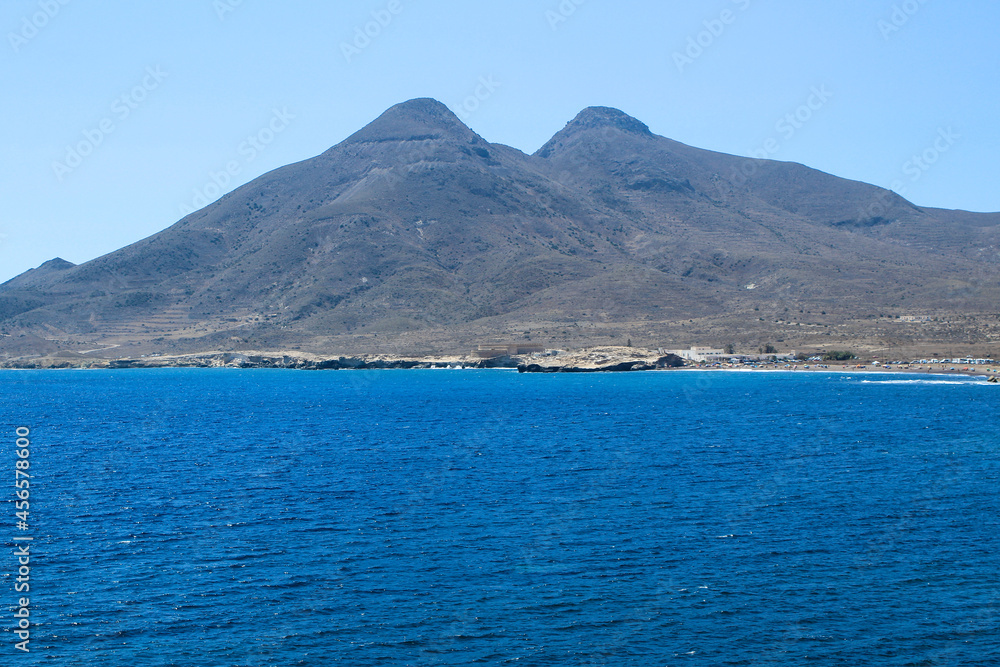 Beautiful view in Isleta del Moro, Cabo de Gata, Almeria