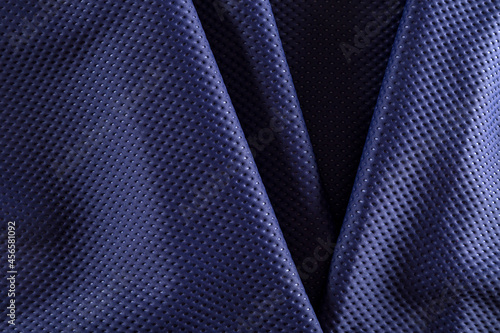 dark blue neoprene fabric folded photo