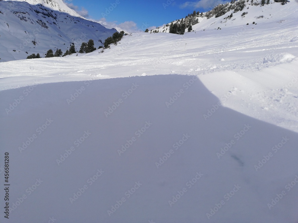 Schnee Berge Skigebiet