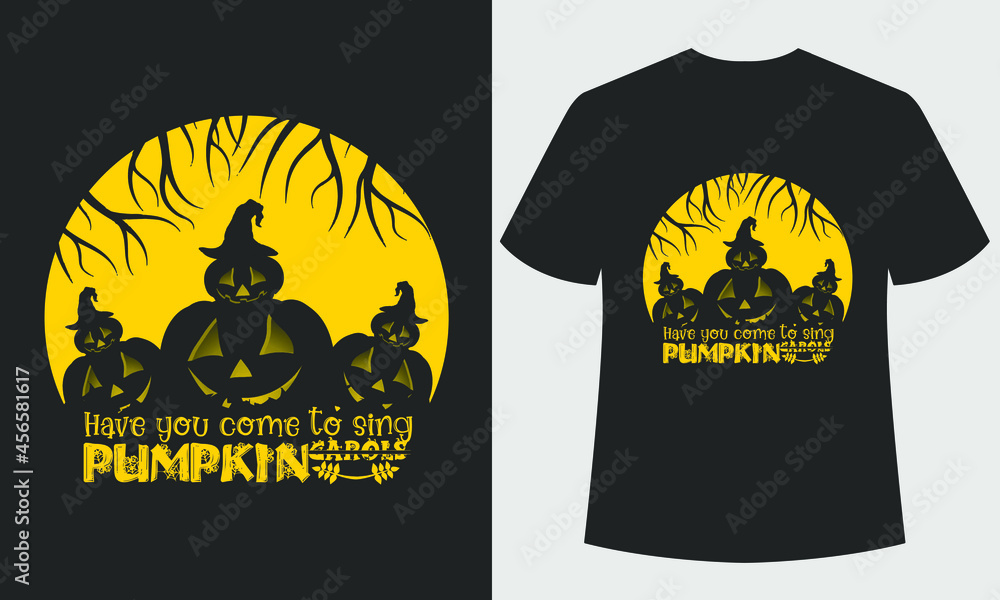 Halloween T-Shirt Design. Halloween T-Shirt illustration. 
