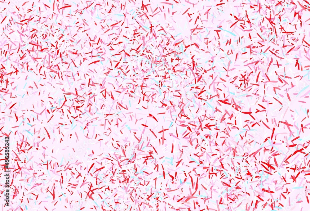 Fototapeta premium Light Blue, Red vector texture with colored lines.