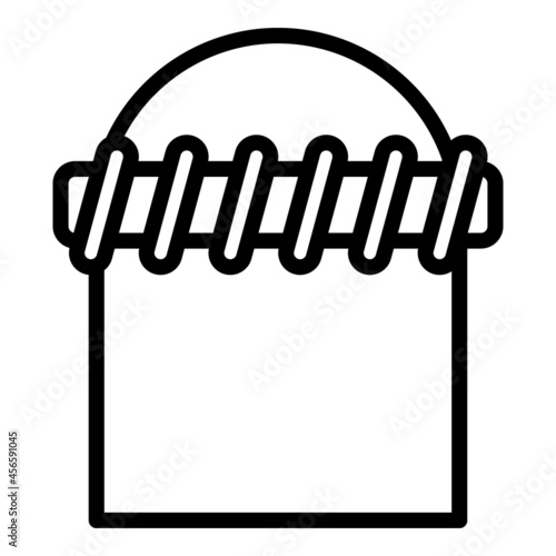 Muslim cap icon outline vector. Islam prayer. Ramadan hat
