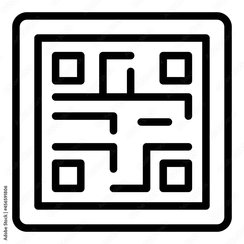 Code reader icon outline vector. Qr scan. Data barcode Code reader icon outline vector. Qr scan. Data barcode