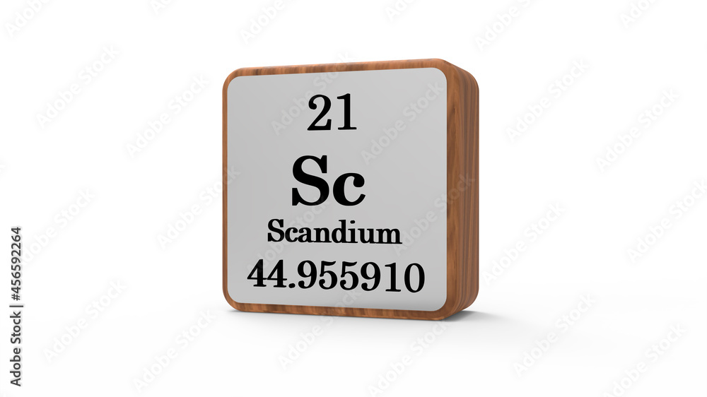3d Scandium Element Sign. Stock İmage. 3d Scandium Element Sign. Stock İmage.