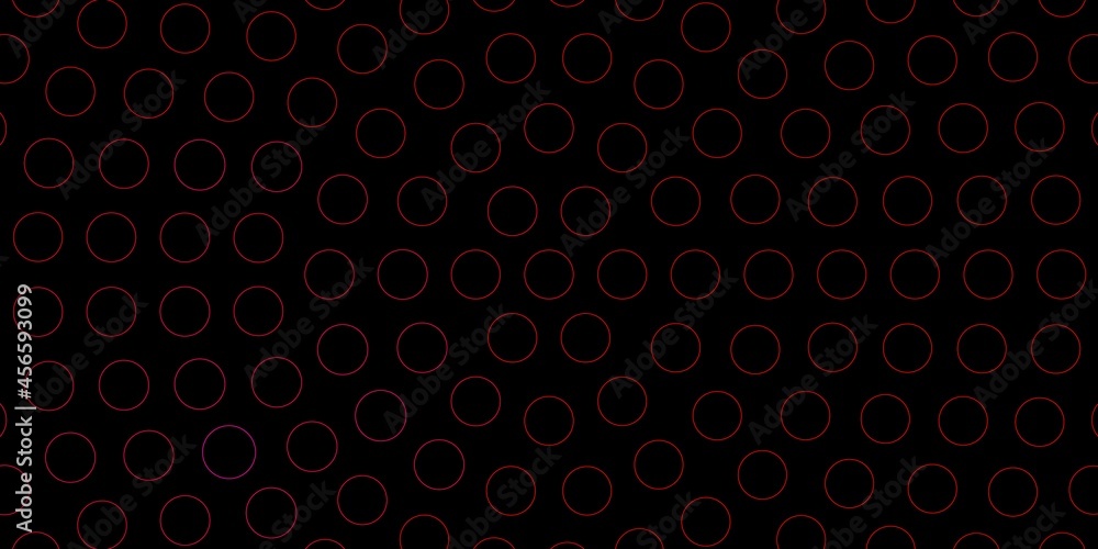 Dark Pink, Red vector pattern with spheres. Dark Pink, Red vector pattern with spheres.