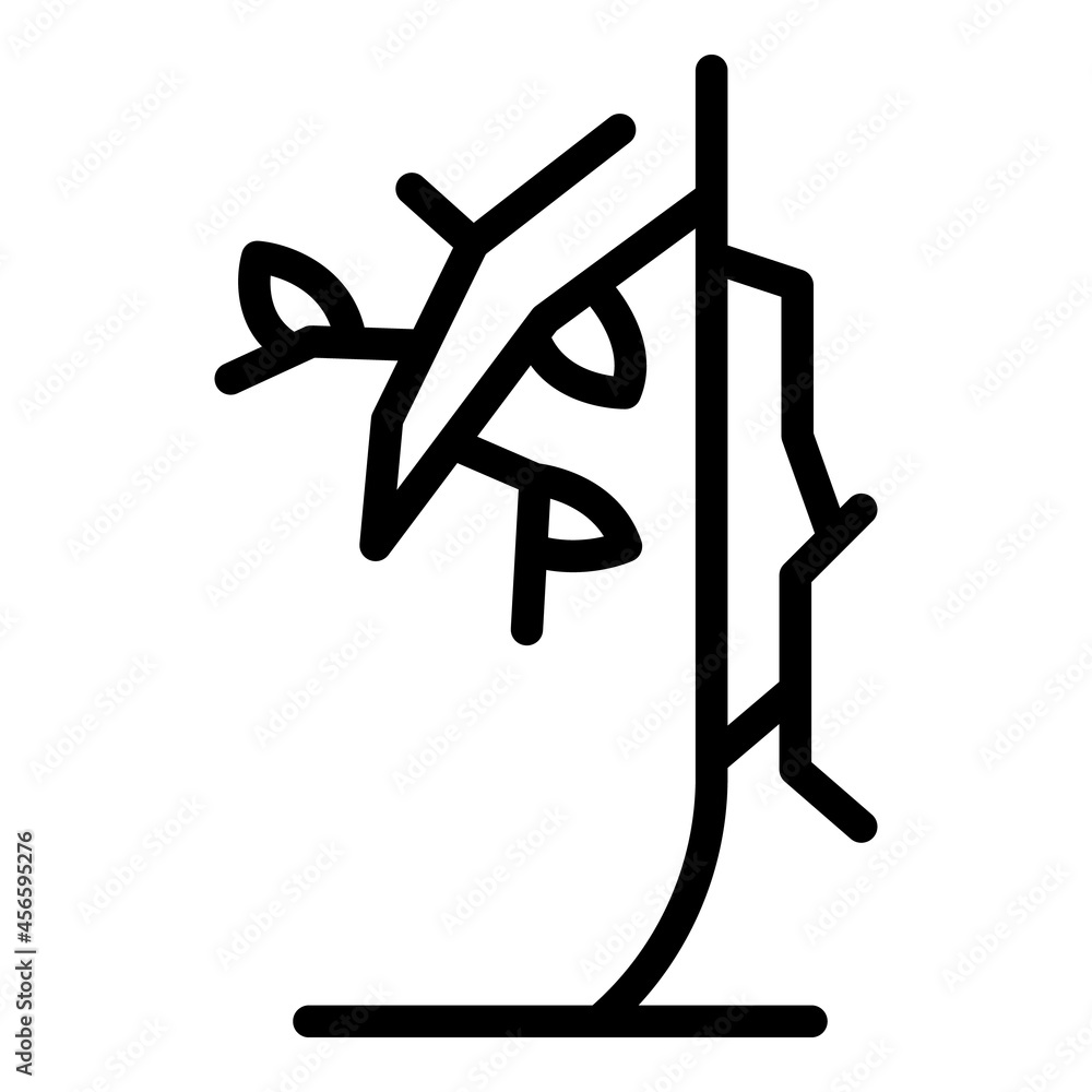 Garden trimming icon outline vector. Plant lawn. Tree hedge Garden trimming icon outline vector. Plant lawn. Tree hedge