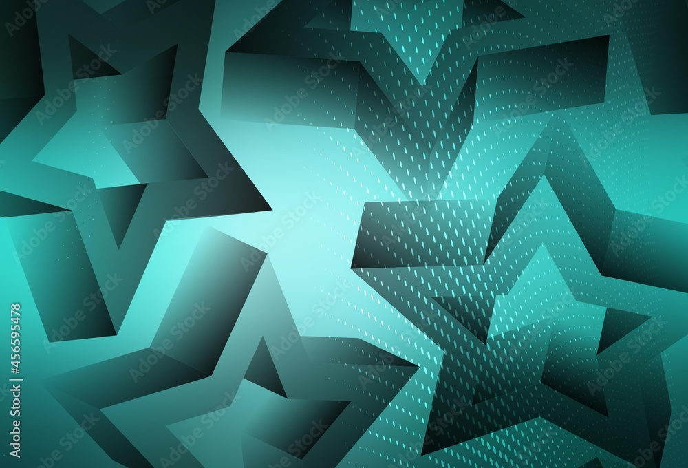 Light Green vector texture with beautiful stars. Light Green vector texture with beautiful stars.
