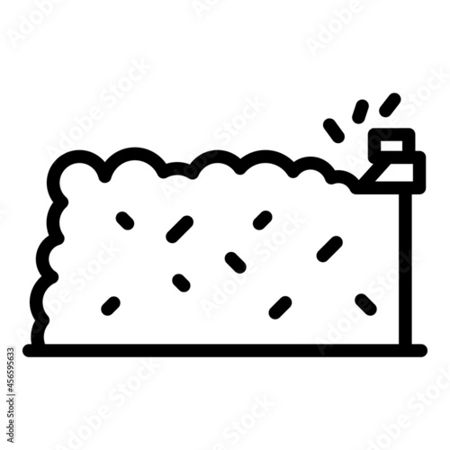 Pruning hedge icon outline vector. Garden tree. Plant shears