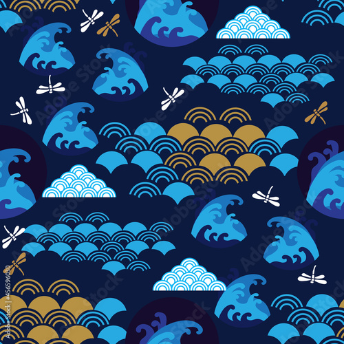 Sea japanese pattern 9