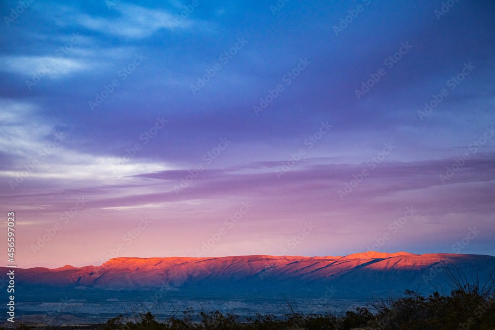Sunset Colors Over Exhibit Ridge