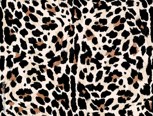 Seamless leopard pattern  jaguar pattern