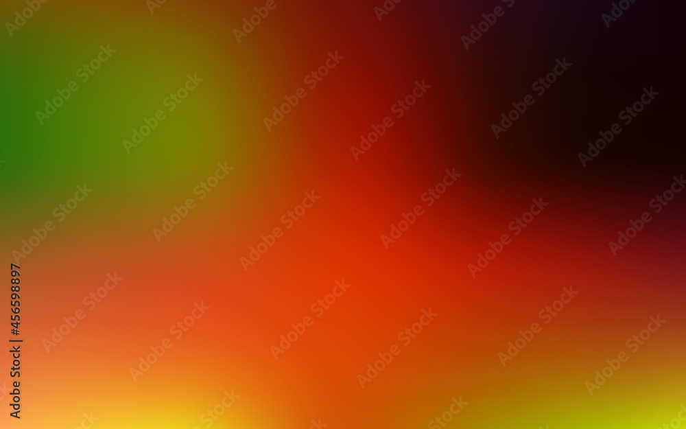 Dark orange vector blurred background.