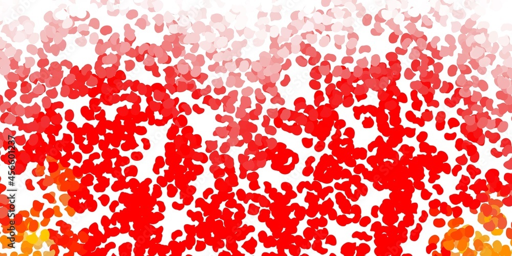Light red vector backdrop with chaotic shapes. Light red vector backdrop with chaotic shapes.
