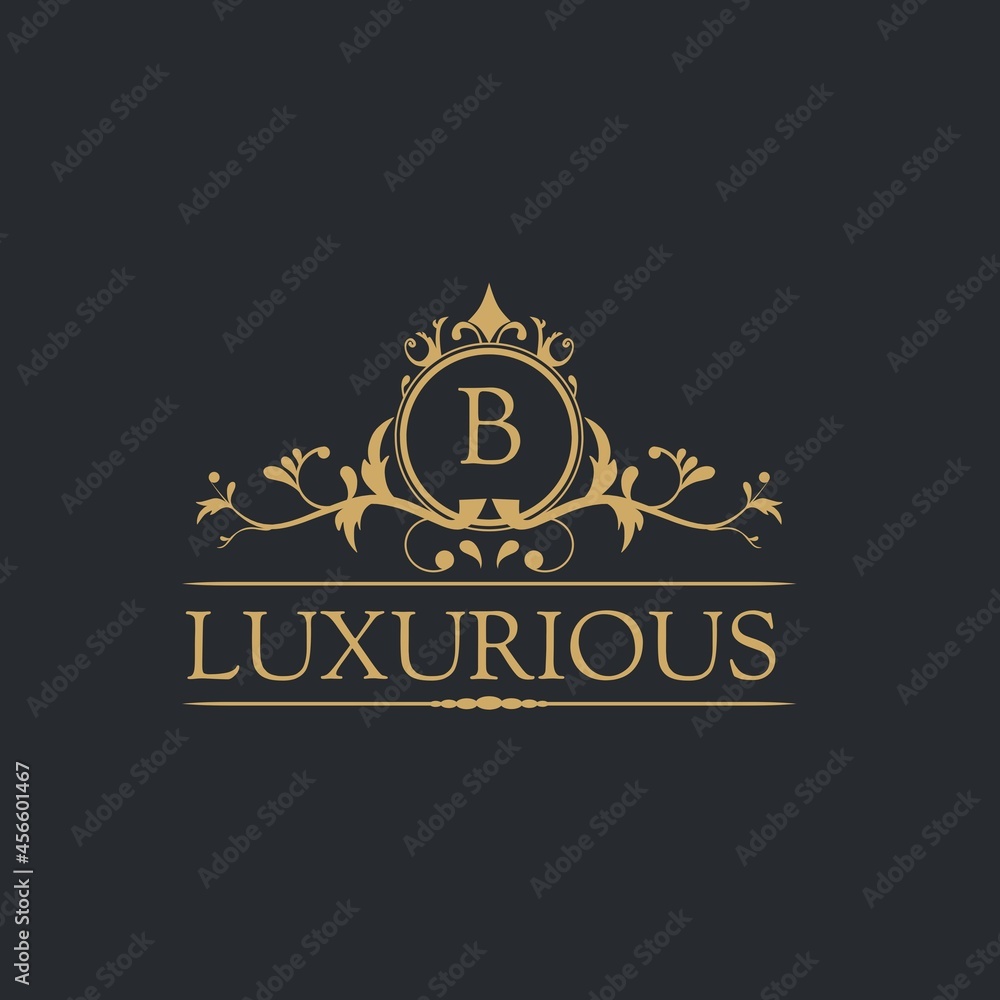 Luxury Logo template in vector for Restaurant, Royalty, Boutique, Cafe, Hotel, Heraldic, Jewelry, Fashion and other vector illustrations Luxury Logo template in vector for Restaurant, Royalty, Boutique, Cafe, Hotel, Heraldic, Jewelry, Fashion and other vector illustrations