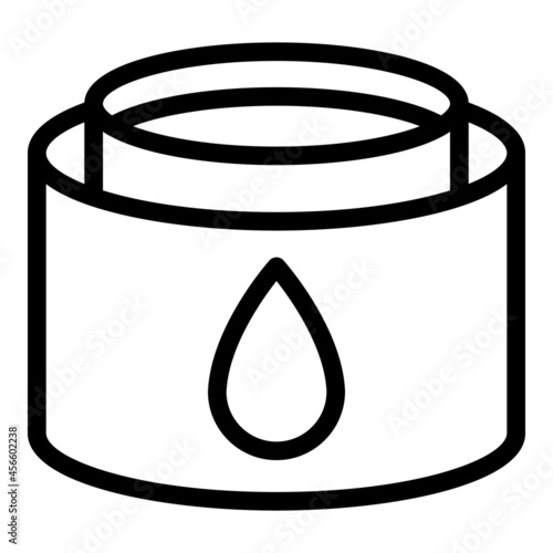 Salon lotion icon outline vector. Beauty care. Dermatology bottle