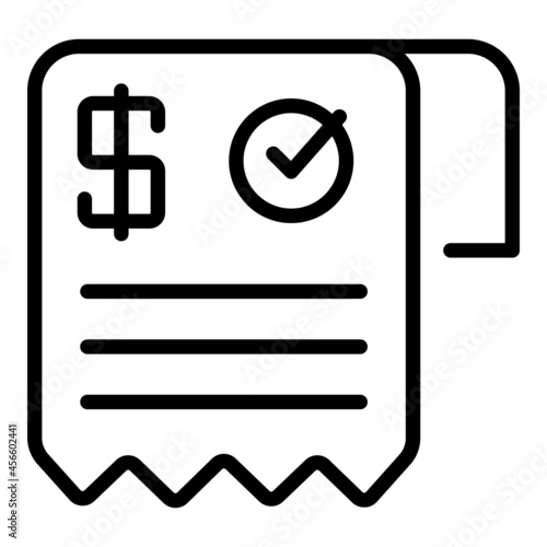 Shipping payment icon outline vector. Delivery money. Order package