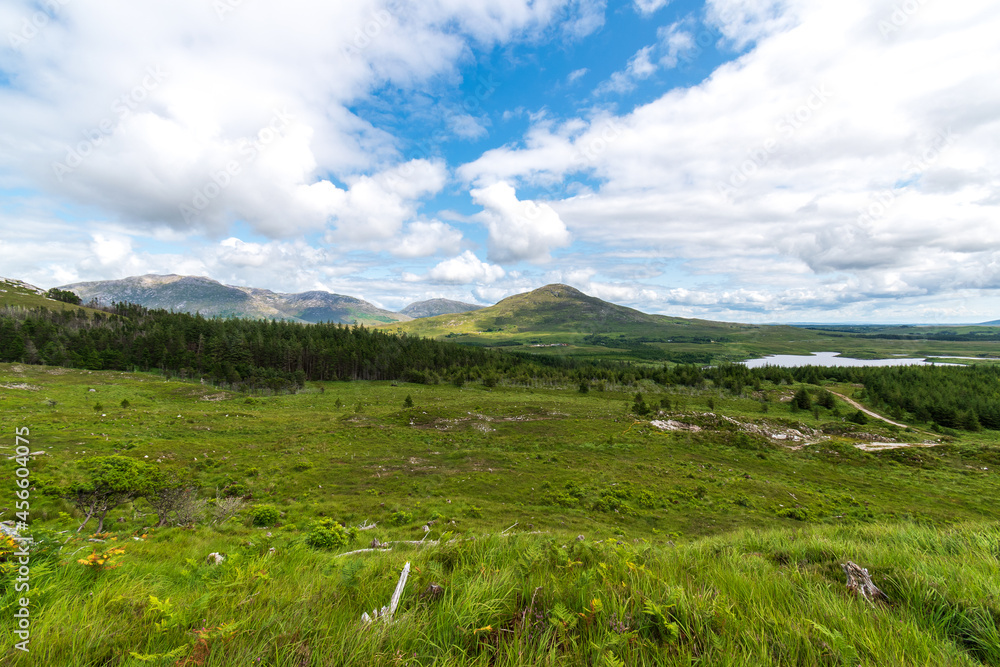 view over Derryclare Nature Resrve from the summit of Derryclare moutntain. view over Derryclare Nature Resrve from the summit of Derryclare moutntain.