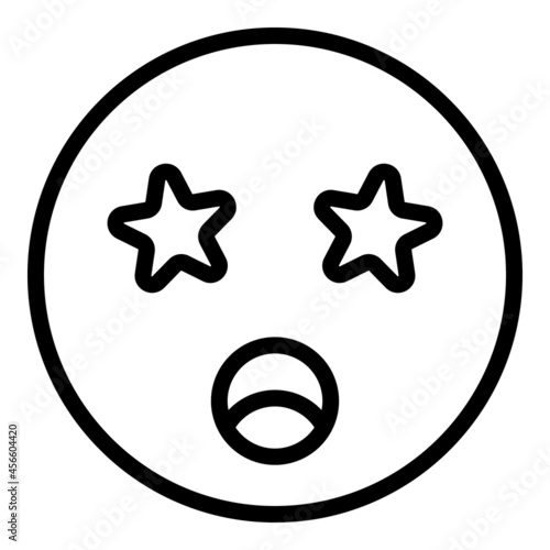 Dizziness hangover icon outline vector. Dizzy vertigo. Headache migraine