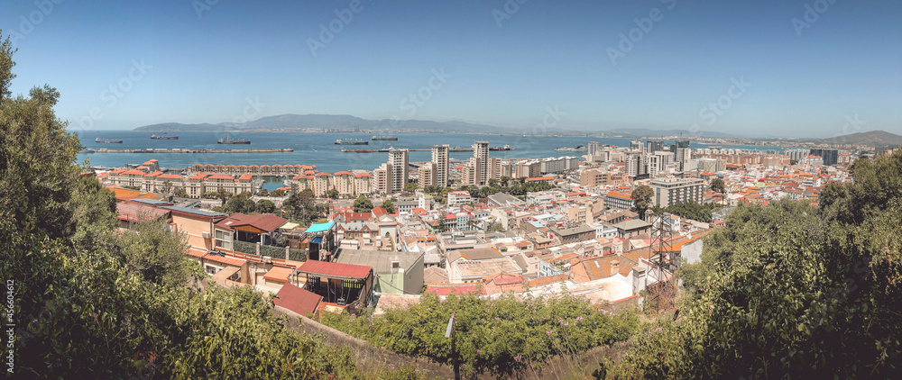 Panorama von Gibraltar 