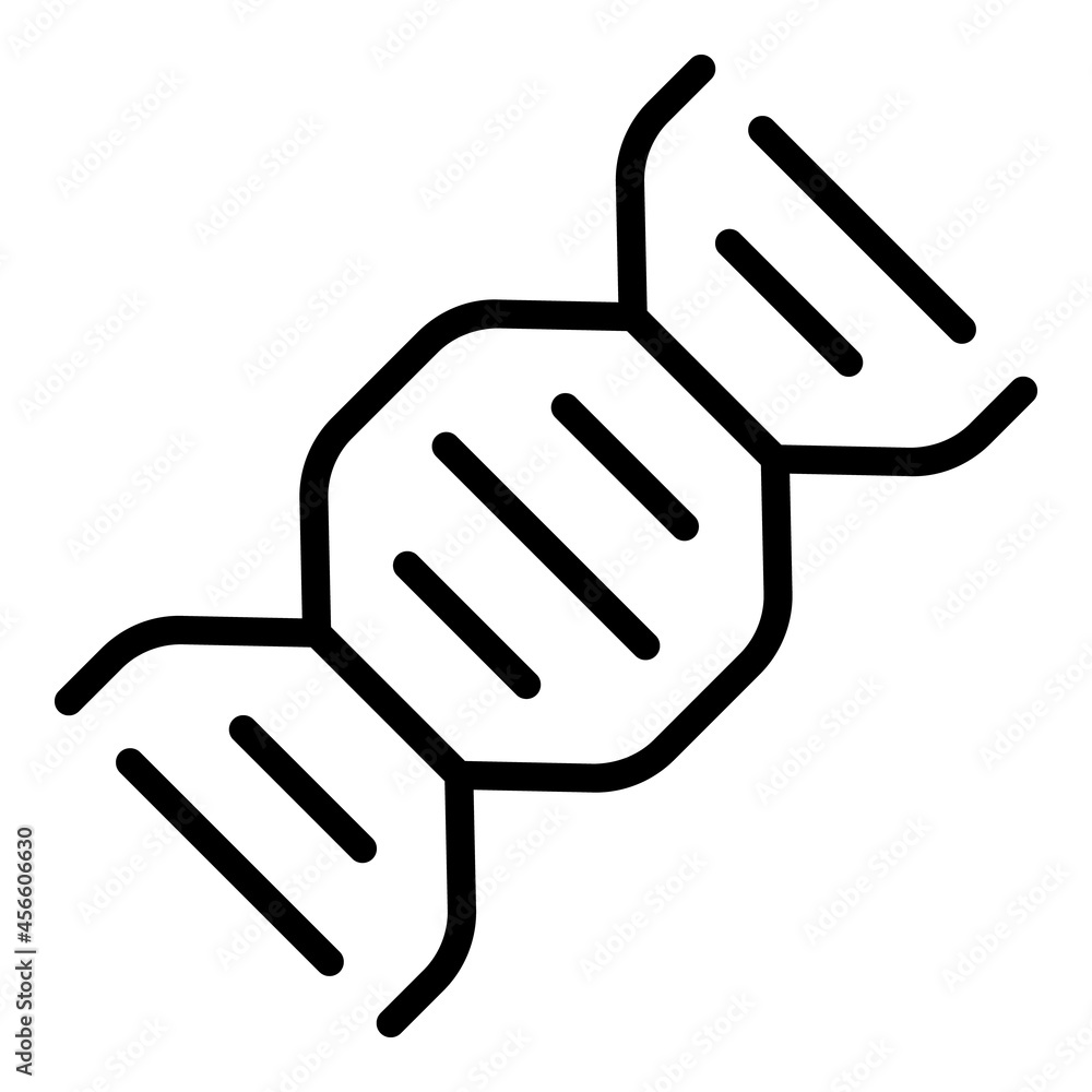 Lab dna icon outline vector. Science laboratory. Chemistry test