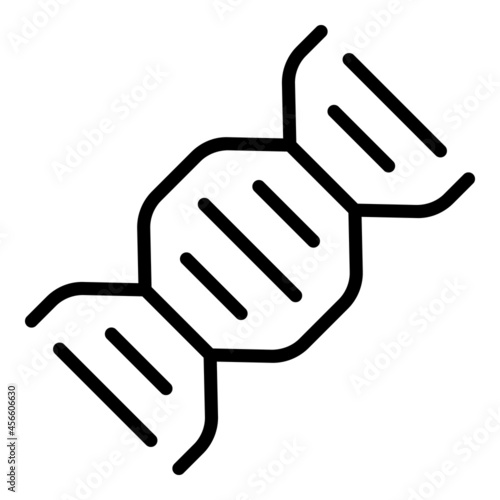 Lab dna icon outline vector. Science laboratory. Chemistry test
