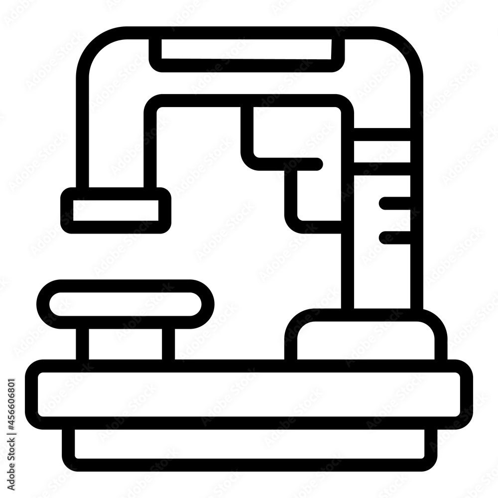 Lab microscope icon outline vector. Laboratory research. Chemistry test Lab microscope icon outline vector. Laboratory research. Chemistry test