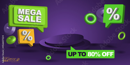 3d futuristic circle background for mega sale black friday discount evangelion eva 01 themes 5