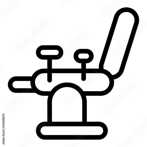 Gynecology chair icon outline vector. Gynecologist exam. Doctor consultation