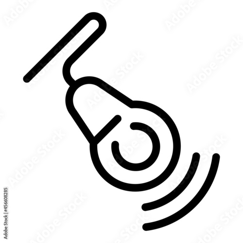 Ultrasonography icon outline vector. Ultrasound examination. Medical scanner