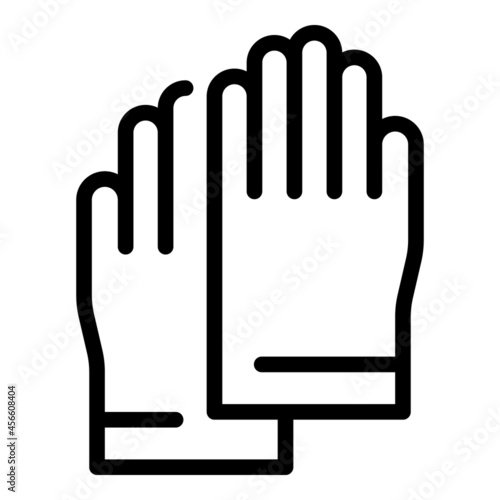 Gynecologist gloves icon outline vector. Doctor exam. Woman examination
