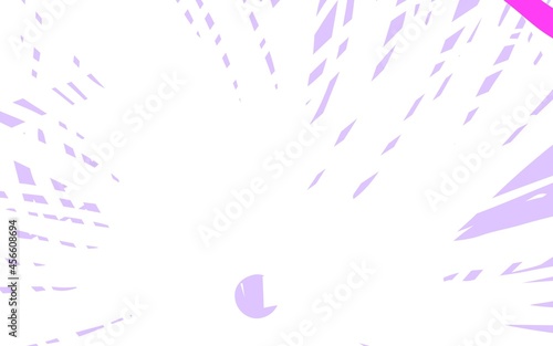 Light Purple  Pink vector doodle background with flowers