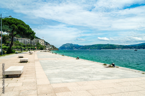 View from the seafront of Santona, Cantabria, northern Spain