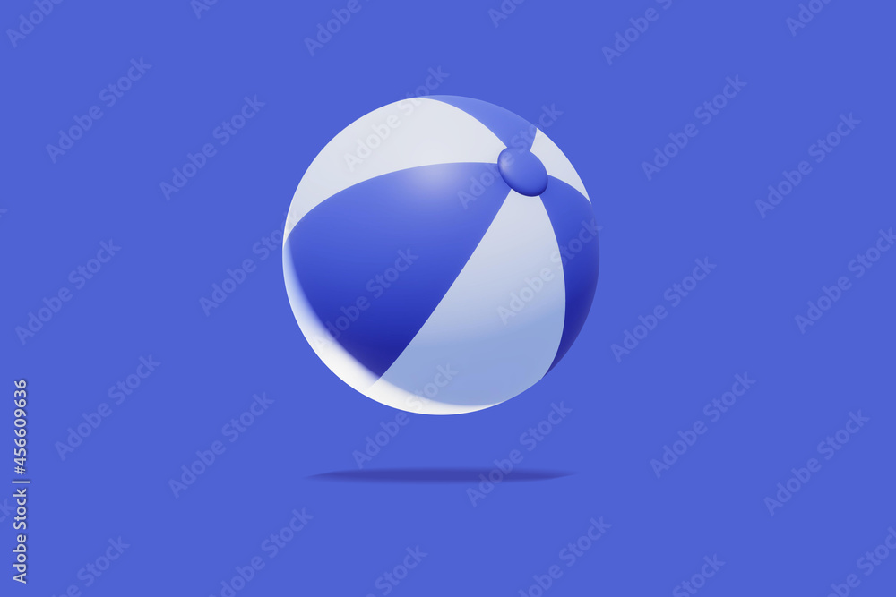 3D Beach Ball Background Image 3D Beach Ball Background Image