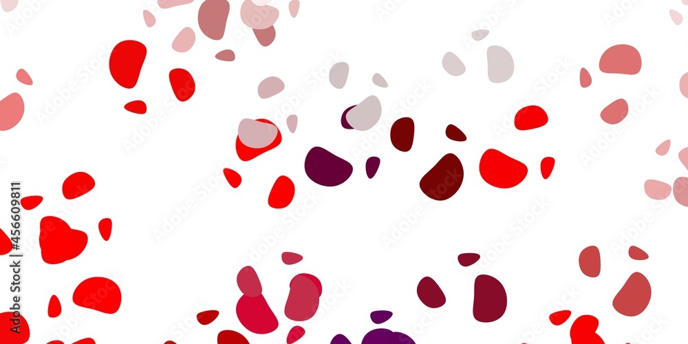 Light pink, red vector background with random forms. Light pink, red vector background with random forms.