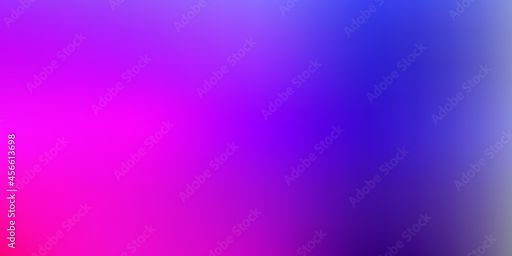 Fototapeta premium Dark blue, red vector blur background.