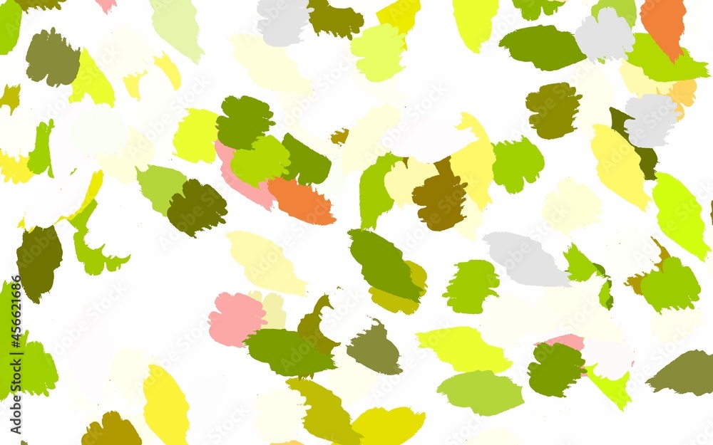 Naklejka premium Light Green, Red vector background with abstract shapes.