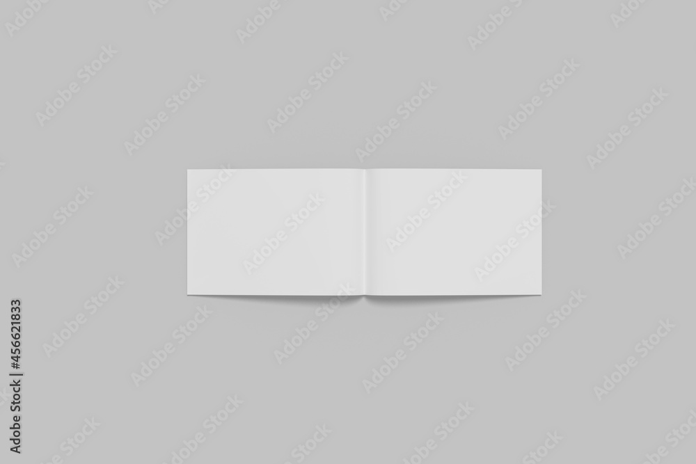 A4 LANDSCAPE BI-FOLD BROCHURE MOCKUP