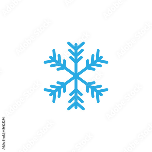 Snowflake icon design template illustration isolated