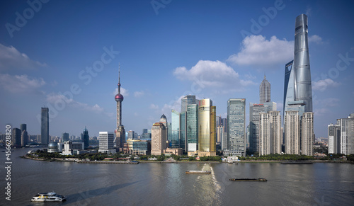 City skyline of Shanghai China