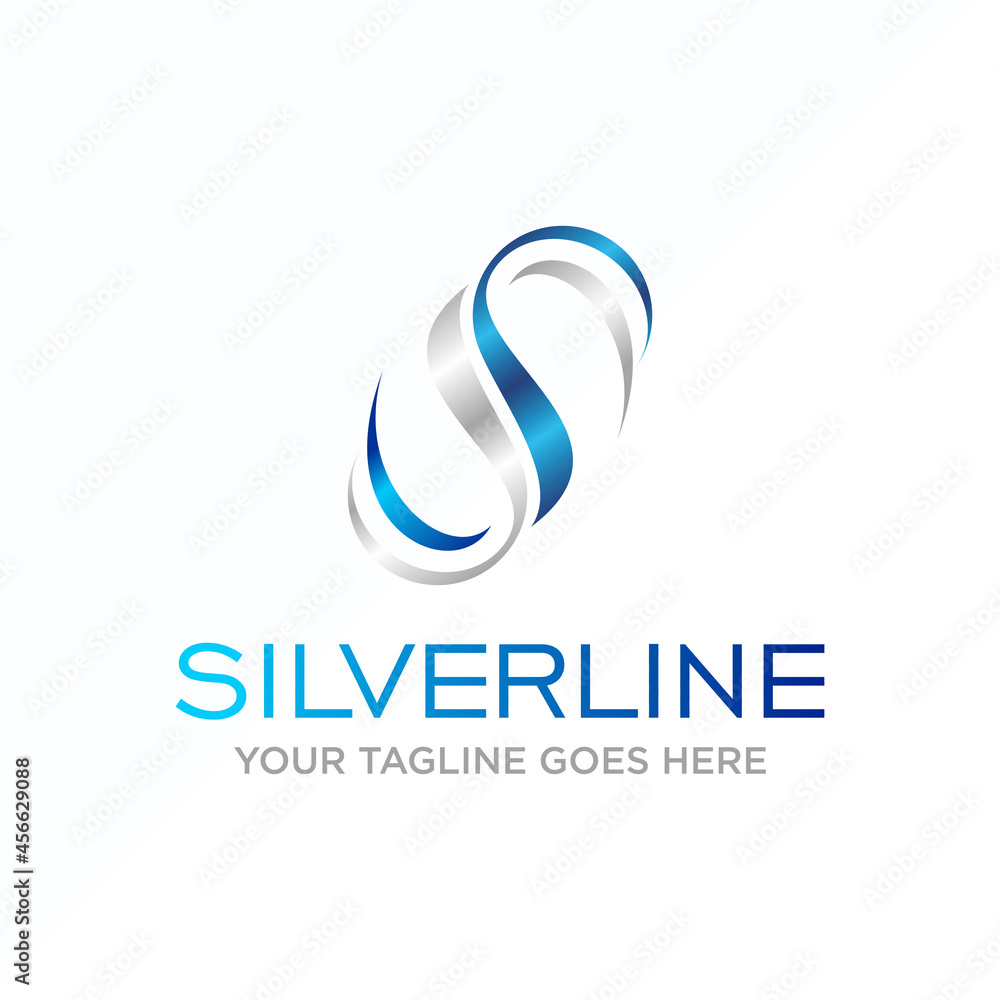 Fototapeta premium Letter or word S or double SS serif Font image graphic icon logo design abstract concept vector stock. Can be used as symbol related to initial or art
