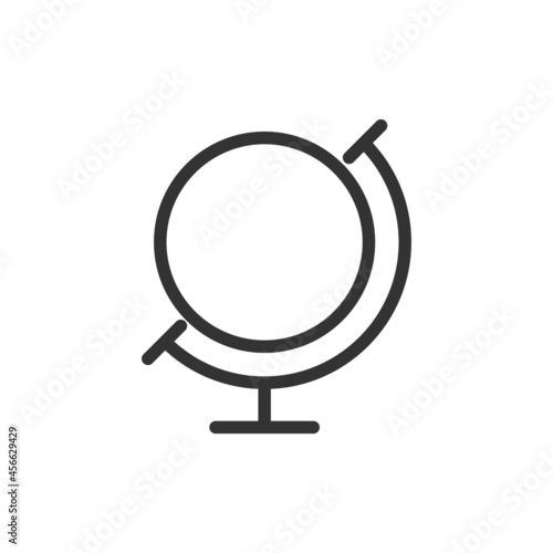 Outline design of global icon.