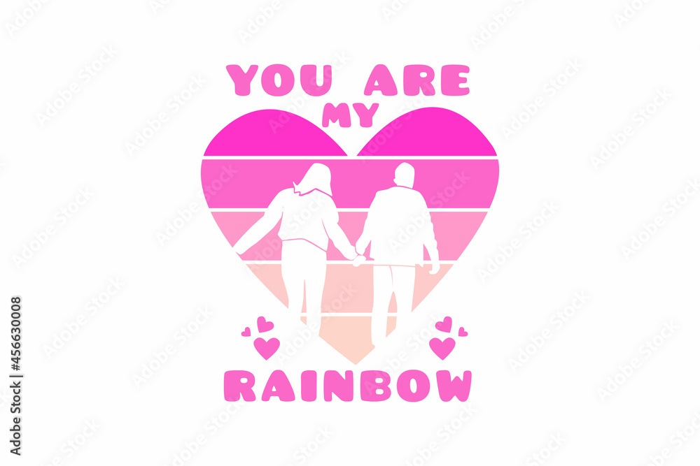 You are my rainbow,mockup cute merchandise mockup You are my rainbow,mockup cute merchandise mockup