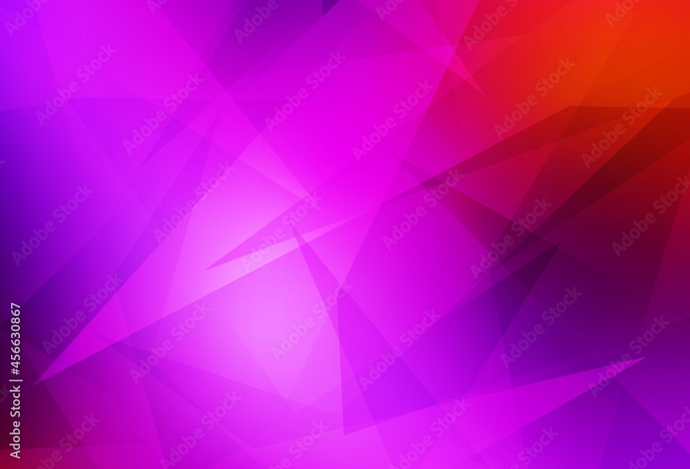 Light Pink, Red vector layout with lines, triangles. Light Pink, Red vector layout with lines, triangles.