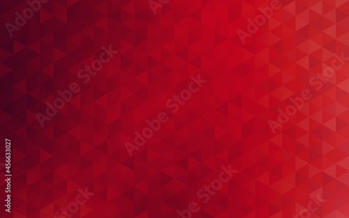 Red terracotta triangle tiles textured background. Old mosaic toned surface.