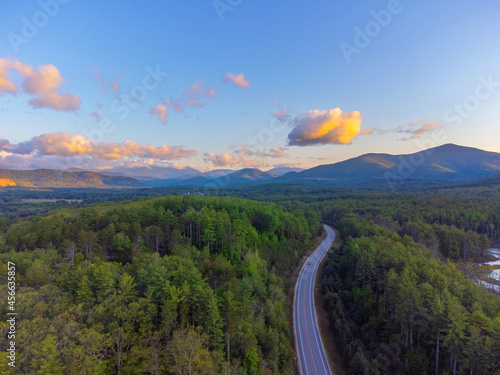 winding road in the mountain forest in the morning © nd700